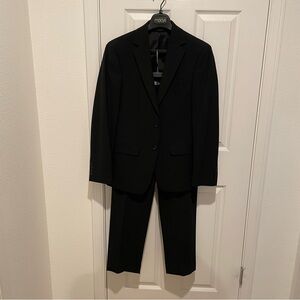 Bar III Mens Black Suit - Jacket 36 Short, Pants 29x29 - Wool Blend - Slim Fit